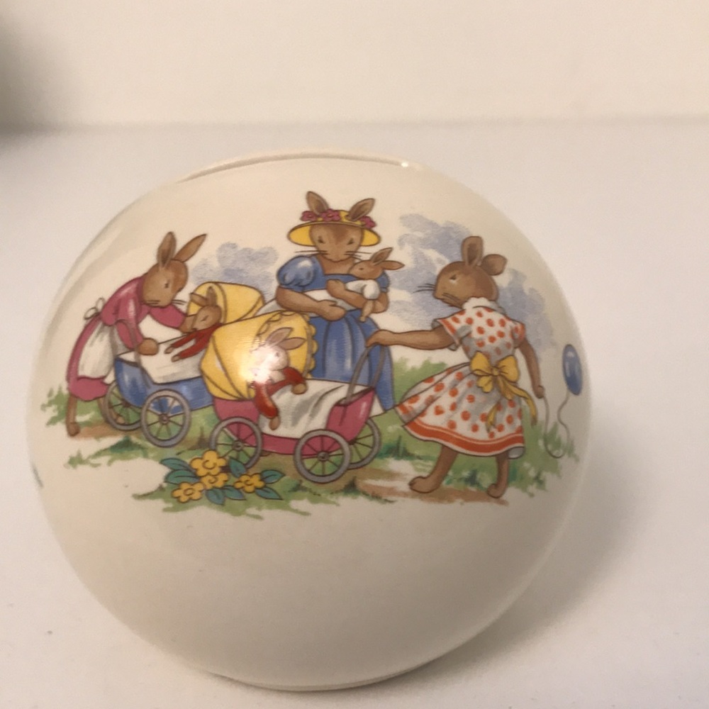 Royal Doultan Bunnykin’s Round Bank